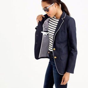 JCrew Rhodes Blazer in Tipped Linen